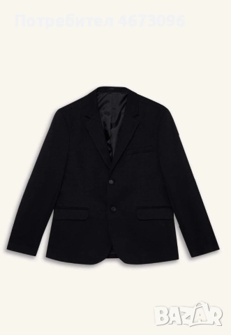 Чисто ново мъжко сако DeFacto Studio – размер 46 / EU 56, черно