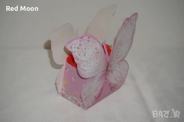 Чисто Нова Ръчно Изработена Малка Кошничка От Рози, снимка 6 - Декорация за дома - 50426507