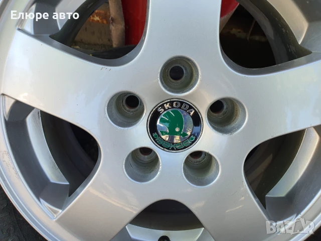Джанти за Шкода 5x100x6J14ет43, снимка 5 - Гуми и джанти - 50556317