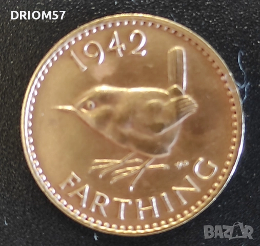 Монета Великобритания - 1 бр.› Крал Джордж VI (1942)