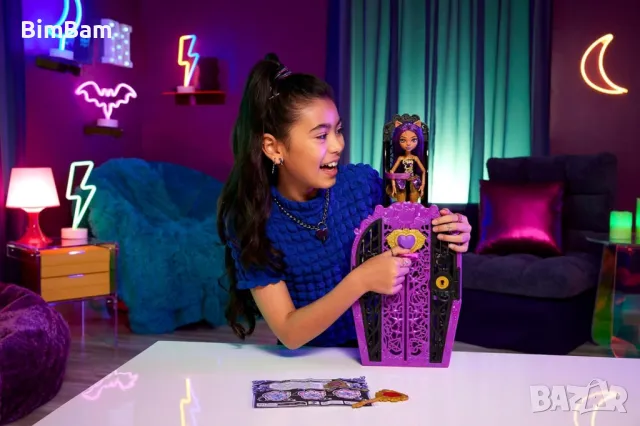 Оригинална кукла Monster High Mystery Monsters с гардероб Skullti- Clawdeen Wolf - вълк /19 изненади, снимка 8 - Кукли - 48337497