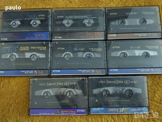 Хромни касети TDK перфектни ленти, снимка 3 - Други ценни предмети - 44337824