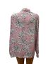 LIU JO размер L / XL дамска риза блуза на цветя розово екрю, снимка 4