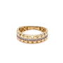 Златен дамски пръстен 2,96гр. размер:57 14кр. проба:585 модел:23086-1, снимка 1