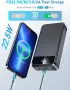 Външна батерия Power bank 40000mAh, PD 22.5W, USB C вход и изход, фенерче, LED дисплей, снимка 3