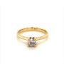 Златен дамски пръстен 2,71гр. размер:57 14кр. проба:585 модел:23584-1, снимка 1 - Пръстени - 45408400