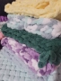 Ръчно плетен пухкав шал, снимка 3