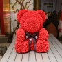 Мече изработено от рози с панделка , снимка 8