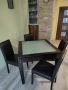 Трапезна маса с четири стола , снимка 1