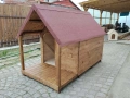 Дървена къща за големи кучета Алабай Кане Корсо големи породи кучета , кучешка колиба къща куче, снимка 8