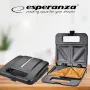 Тостер-сандвич Esperanza EKT010 Parmigiano, 1000W, триъгълник, Черен, 2 ГОДИНИ ГАРАНЦИЯ, снимка 2