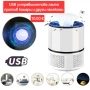 USB ултравиолетова лампа против комари и други насекоми  Захранване: USB (външна батерия, лаптоп, за, снимка 1