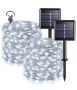 LED лампички със соларна батерия - 10м, снимка 1 - Соларни лампи - 45187639