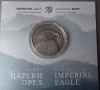 Сребърен медал Царски орел - една тройунция сребро 999/1000, снимка 1