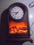 № 8288 Настолен часовник с LED камина   , снимка 3