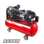 Компресор за въздух 270 литра, трифазен RAIDER RD-AC06, трицилиндров, 380V, 10bar, 7.5kW, 900л/мин, снимка 1 - Компресори - 45905943