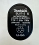 Makita BL0715 - Акумулаторна батерия 7,2V 1,5Ah като нова!, снимка 2