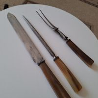 Стари ножове комплекти за барбекю, снимка 2 - Антикварни и старинни предмети - 45495987