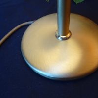 Настолна лампа тип 110011 от месинг и издухано стъкло Hufnagel Leuchten, Германия, снимка 6 - Настолни лампи - 45664522