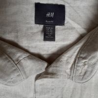 👉Ленена H&M Original ХL, снимка 4 - Ризи - 45312212