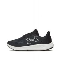 МЪЖКИ МАРАТОНКИ UNDER ARMOUR CHARGED PURSUIT 3 BIG LOGO RUNNING SHOES BLACK/WHITE (002), снимка 1 - Маратонки - 45761801