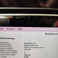 MacBook pro 15.6 16GB Ram, 512 SSD, AMD RX9 video. Retina display, снимка 1 - Лаптопи за работа - 45035525