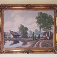 Фламандски Пейзаж, снимка 1 - Картини - 45215076