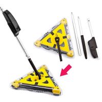 Електрическа триъгълна подочистачка Twister Sweeper, жълта, снимка 5 - Мопове, кофи, четки и метли - 45201905