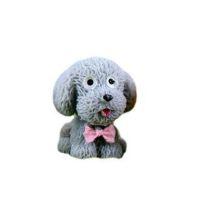 1 бр Той Пудел куче кученце пластмасова PVC фигурка играчка украса за торта декор и игра , снимка 3 - Фигурки - 28035356