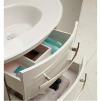Долен конзолен PVC шкаф за баня ICP 11053 2, снимка 2 - Шкафове - 45205210