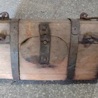 Старо дървено буре с дръжка, бъкел бъчва, снимка 1 - Антикварни и старинни предмети - 45127215