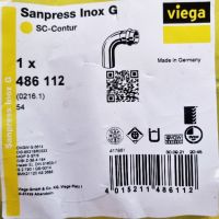 Коляно Viega Sanpress Inox G 486 112 (486112), снимка 1 - Строителни материали - 45358252