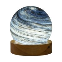 Лед декоративна лампа планета, снимка 4 - Лед осветление - 45672252