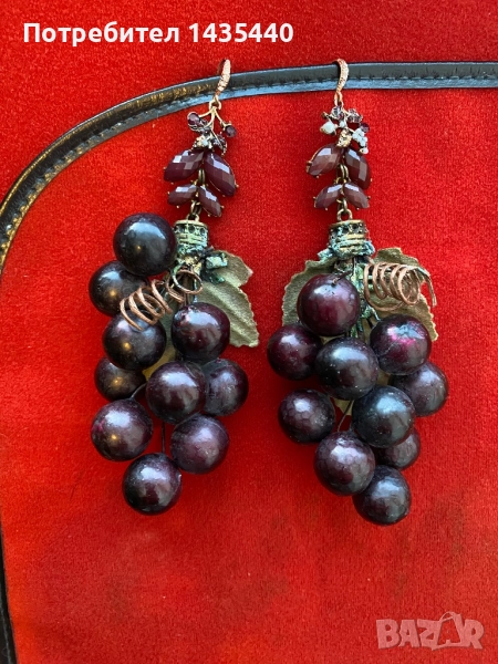 Ръчно изработени обеци от серията “Забранения плод” на дизайнерката Анелия Милчева, снимка 1