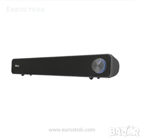 Саундбар Trust Arys PC Soundbar, високоговорител за компютър и лаптоп, 12 W, USB, метална решетка, снимка 1