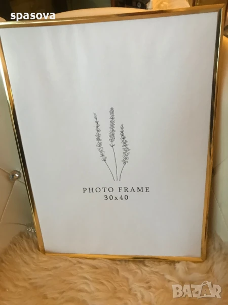 Рамка за картина/ снимка без стъкло 30х40 см нова, снимка 1