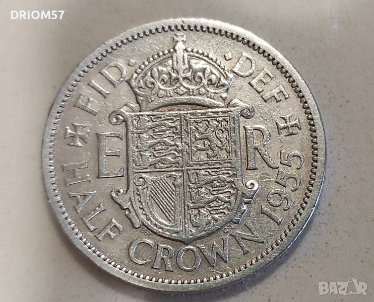 Монети Великобритания-2 бр.› Кралица Елизабет II(1955-1956), снимка 1