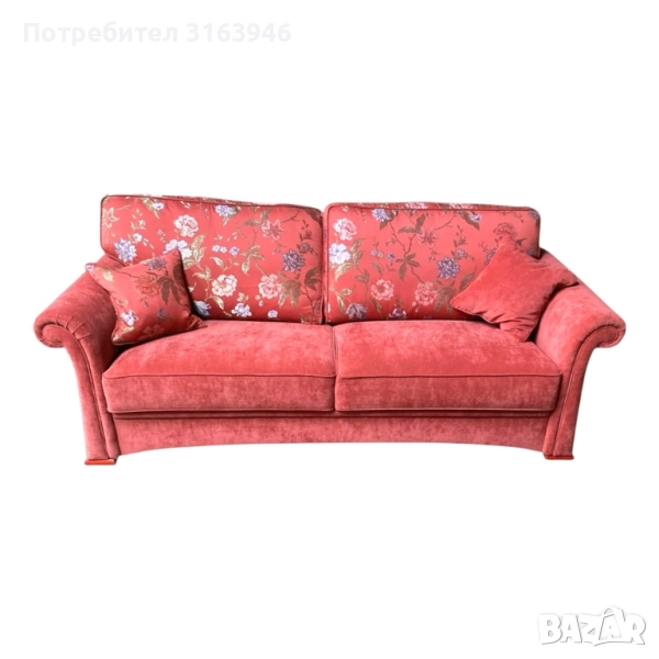 Луксозен диван тройка и двойка  Schröno Handmade, снимка 1