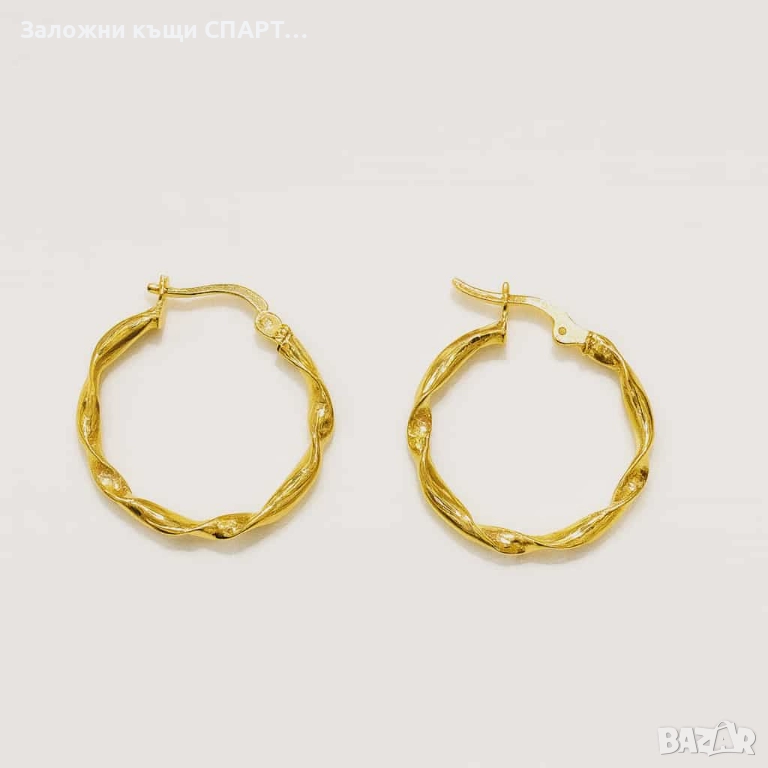 Златни обеци Грамаж: 1.98гр., снимка 1