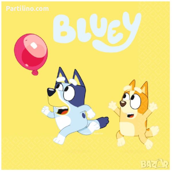 Салфетки Блуи и Бинго Bluey, 20 броя 9915379, снимка 1