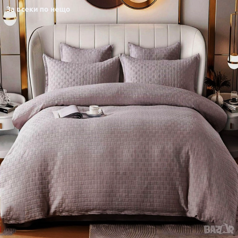 Луксозен комплект с драперия от 100% памук - Налични Различни Цветове Код P1130, снимка 1