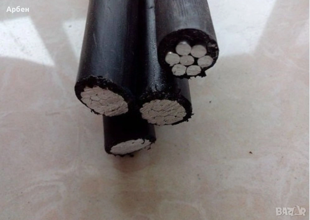 Кабел Усукан алуминиев за въздушно окачване/AL/R, снимка 1