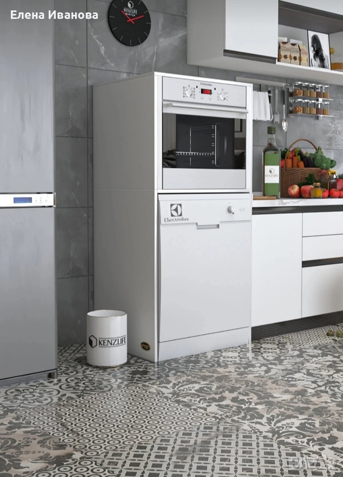 Шкаф за вградена фурна и съдомиялна, безплатна доставка до всяка страна в България , снимка 1