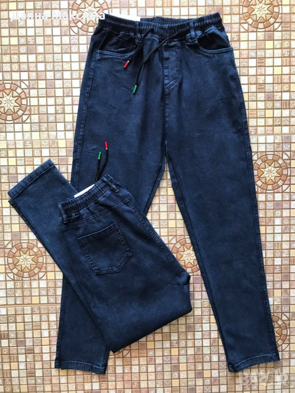 Дънки с ластична талия 🎀2ХЛ 3ХЛ, снимка 1