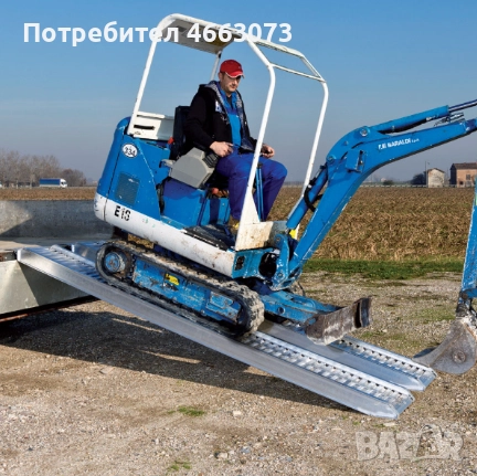 Алуминиеви товарни рампи за колесни и верижни машини, снимка 1
