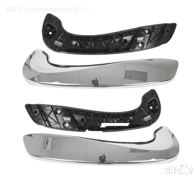 809540011R  Вътрешни предни дръжки за врата, Renault, Megane 3, Fluence, Хром, снимка 1