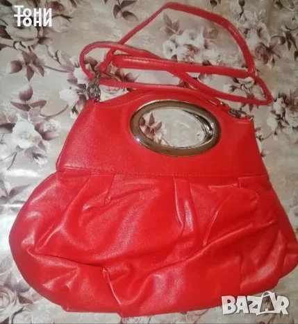 Нова Кожена Дамска Чанта, снимка 1
