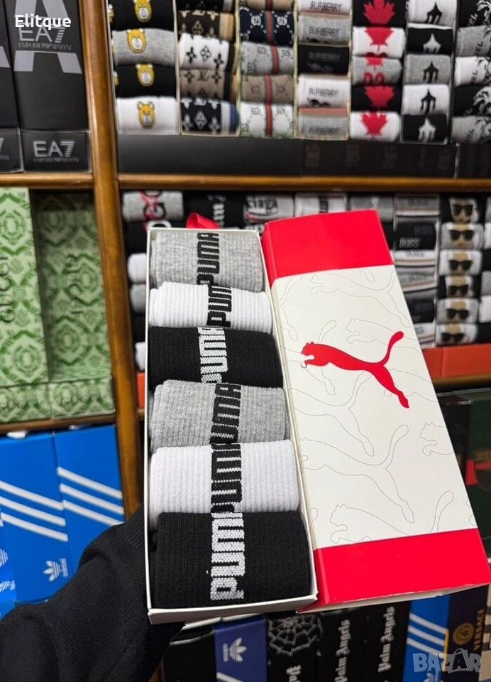 унисекс чорапи в кутия puma, снимка 1