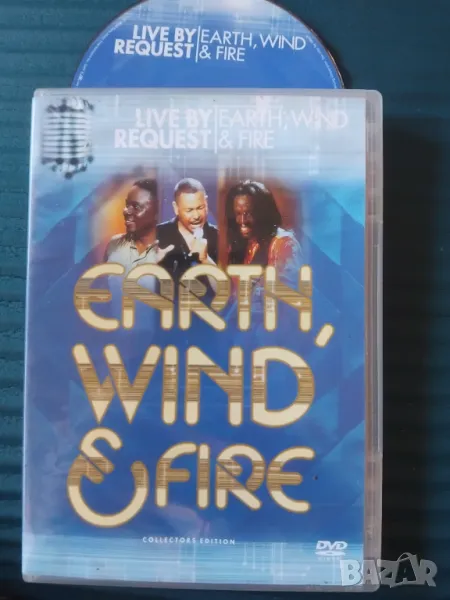 Earth, Wind & Fire ‎– Live By Request - оригинален DVD диск музика, снимка 1