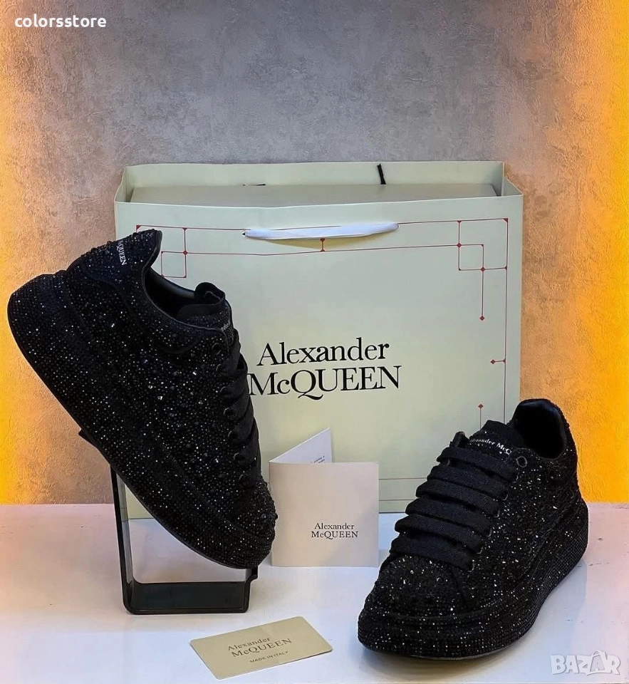 Дамски черни кецове Alexander McQueen/BR72v, снимка 1